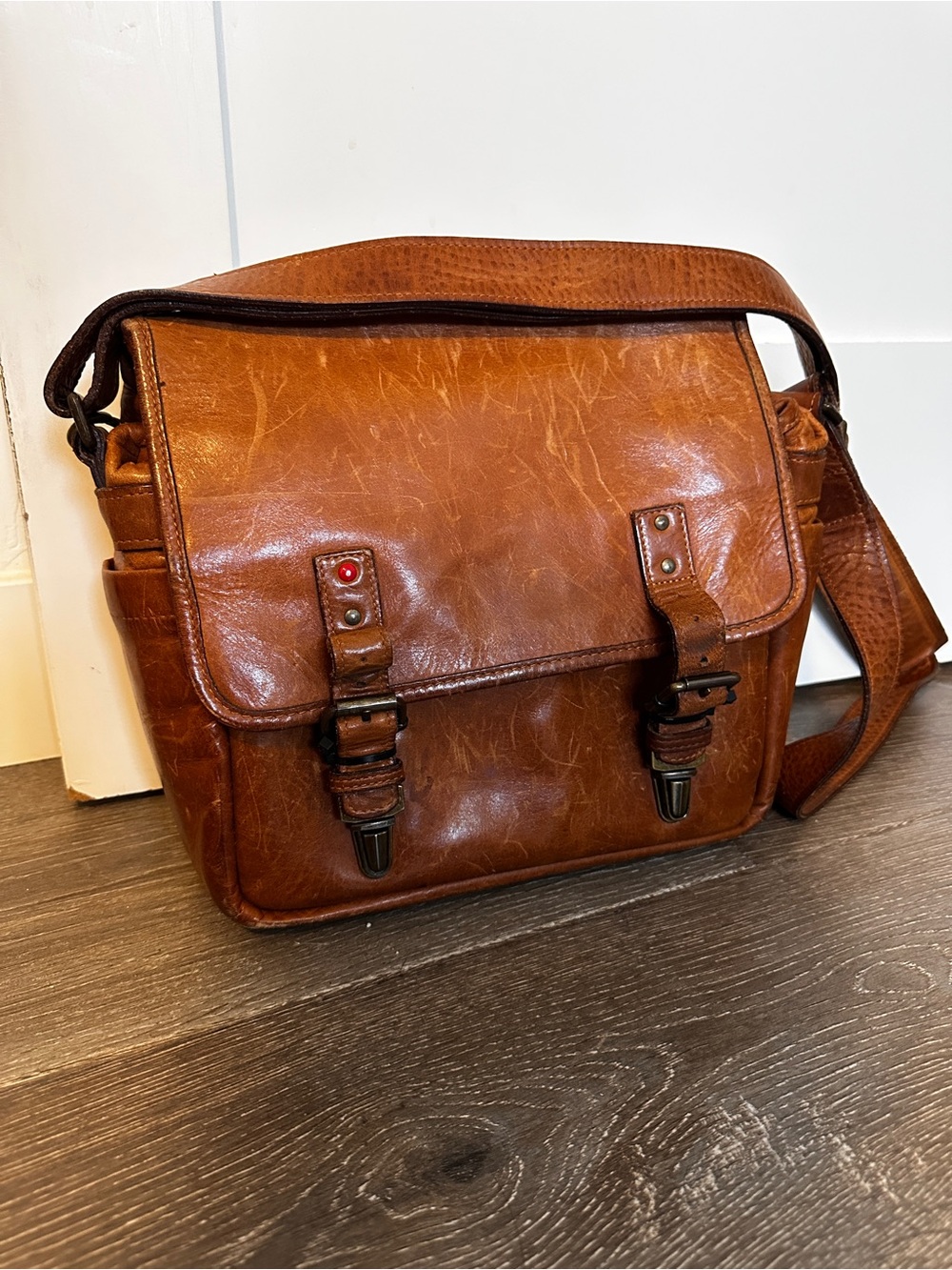 Leica x Ona Leather Messenger Camera Bag